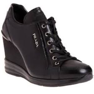 Prada wedge sneakers size 39